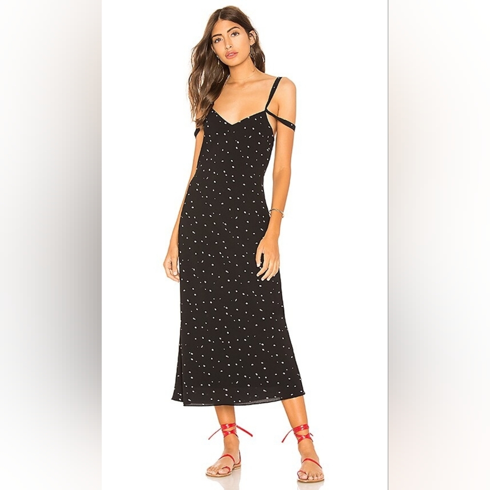 Tavik Revolve Maxi Polka-dot Dress